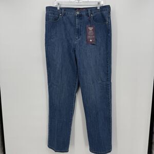 Gloria Vanderbilt Missy Amanda Classic Fit Tapered Jeans Size 16 Cotton